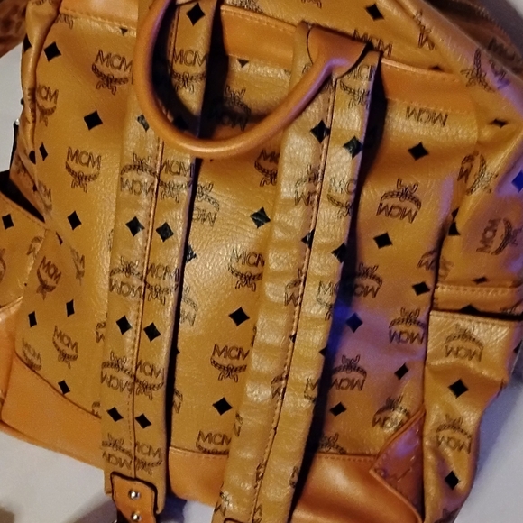 MCM Cognac Backpack& Pick An Item For FREE! - Picture 6 of 12